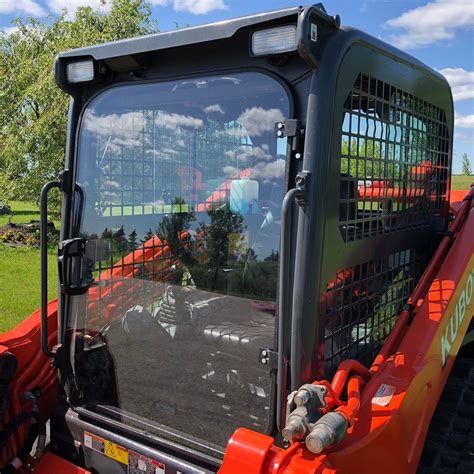 skid steer open door|aftermarket skid steer doors.